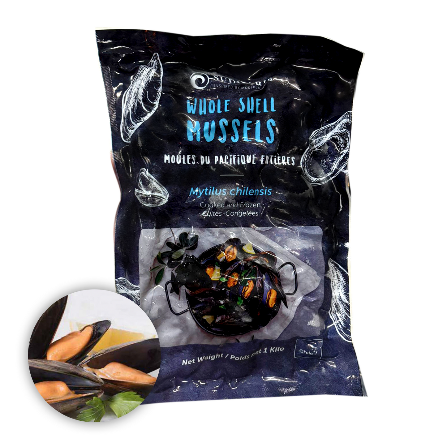 CHILEAN MUSSELS 1KG