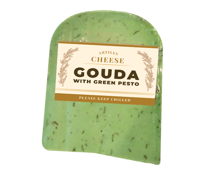 Gouda with Green Pesto