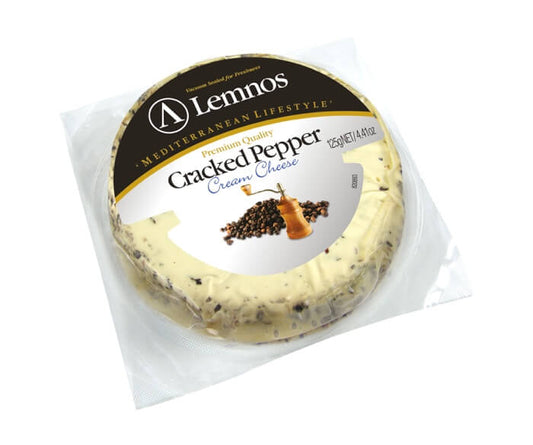 Lemnos Cream Cheese Cracked Pepper 125g