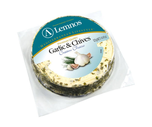 Lemnos Garlic & Chives 125g