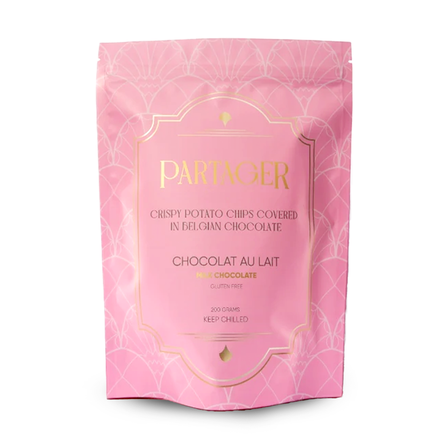 Partager Milk Chocolate Covered Potato Chips 200g