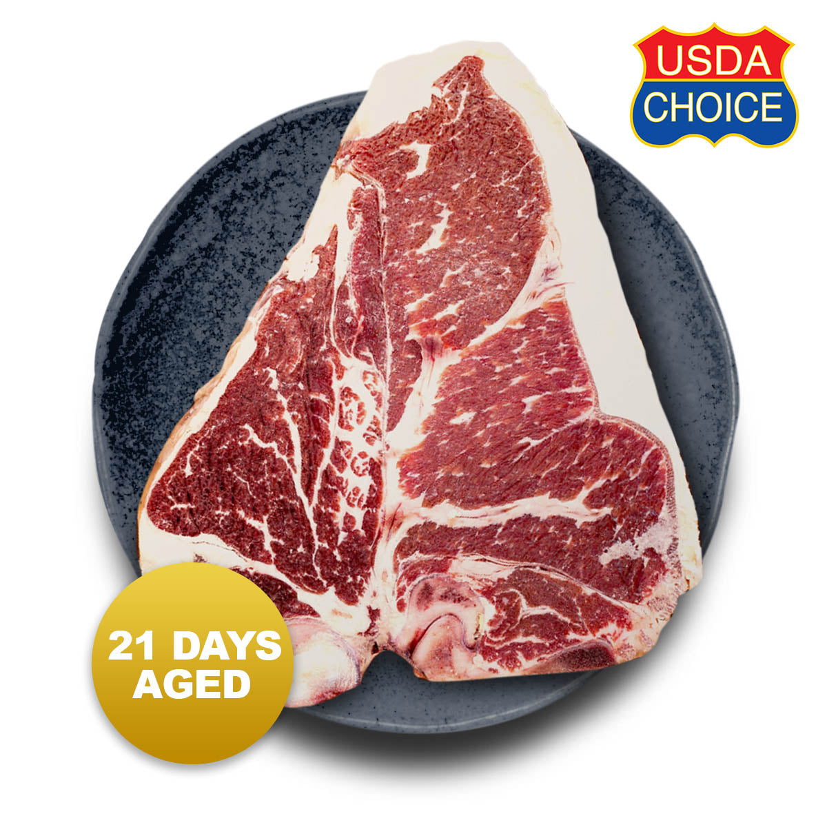 USDA Black Angus Porterhouse 21 days aged Choice